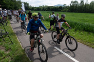 Zväčšiť fotografiu - Na koncovom úseku cyklomagistrály je rušno, pozrite si video z oficiálneho otvorenia - 20240605_PB_Cyklotrasa_092w